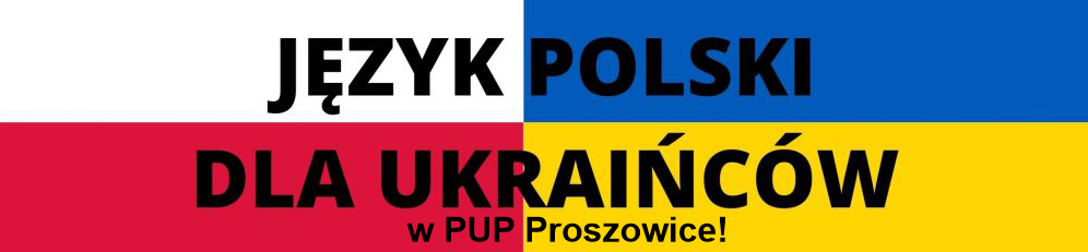 Baner język polski dla Ukraińców